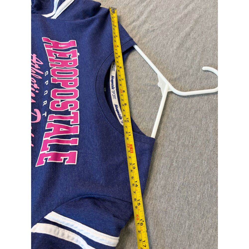 Aeropostale Sport Athletics Dept Tee Medium Navy Pink Y2K - Picture 6 of 8